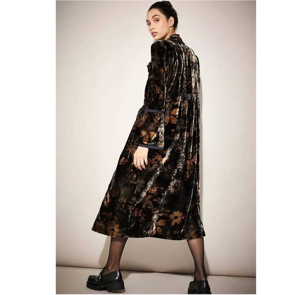 Free People Hazel Velvet Duster Jacket - Picture 3 of 5
